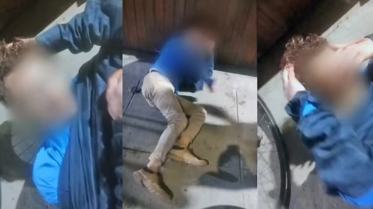 Segurança diz que colega saiu rindo após espancamento