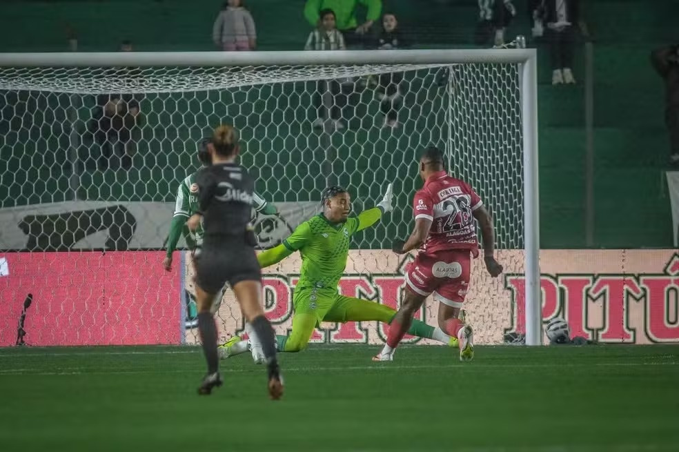 CRB perde chances, sofre virada do Juventude e conhece 1ª derrota com Fábio Matias