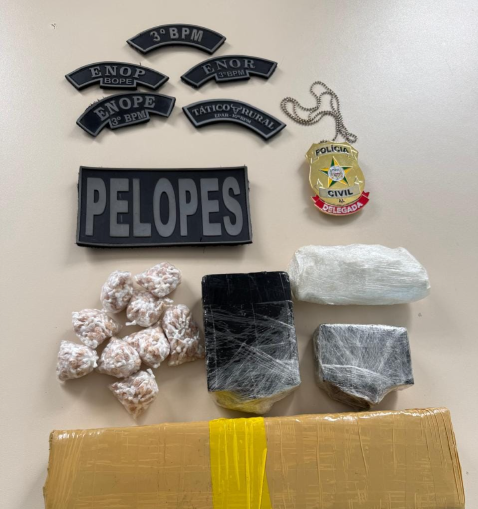 Polícia prende suspeito por tráfico de drogas e homicídio em Taquarana