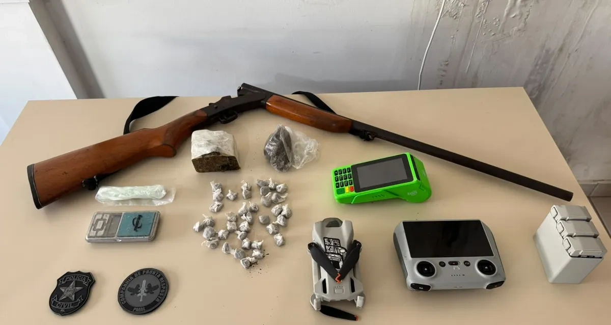Operação apreende drone usado para monitorar policiais em São Miguel dos Milagres