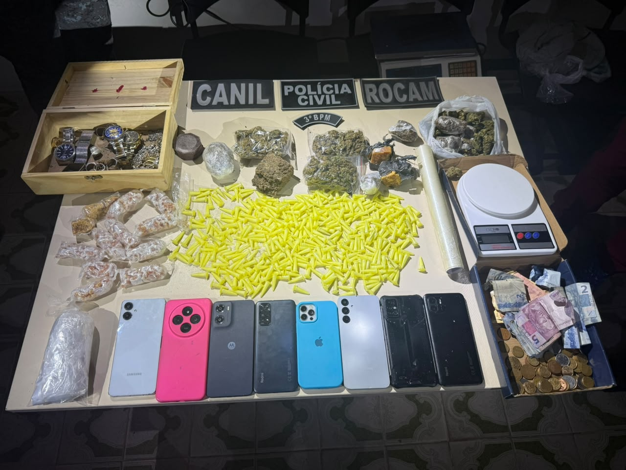 Ação conjunta entre PC e PM resulta em prisão por tráfico no bairro Manoel Teles, em Arapiraca