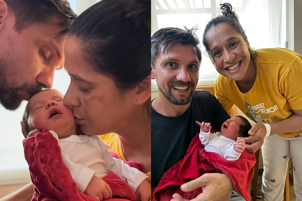 Filha de comentaristas esportivos nasce após parto dentro do carro