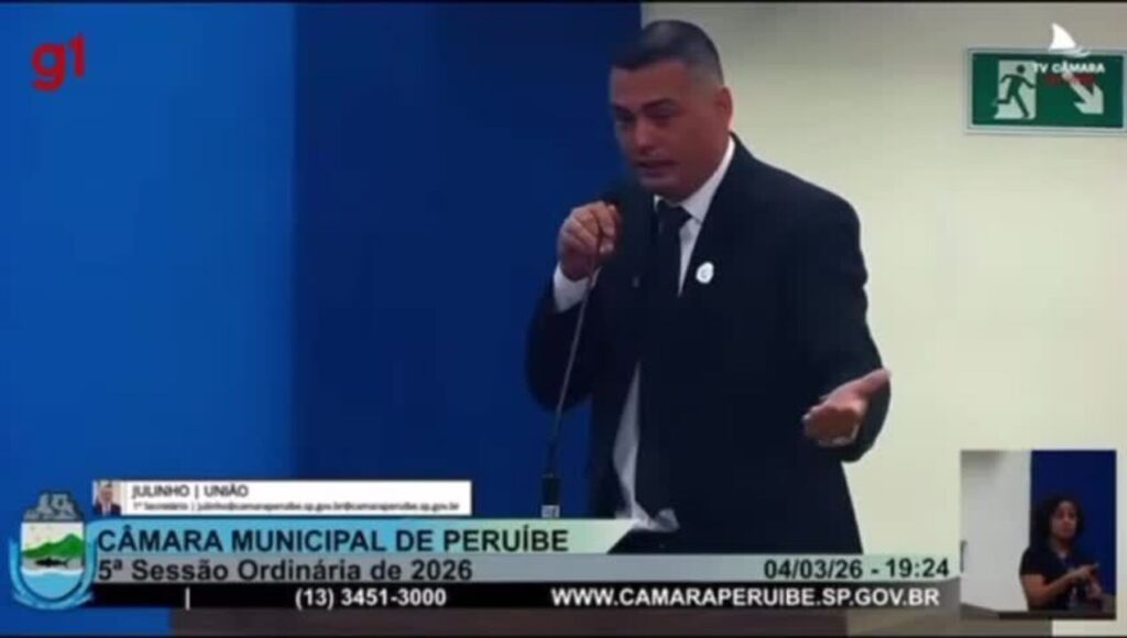 Vereador de Peruíbe causa revolta ao associar pobreza ao Nordeste durante sessão