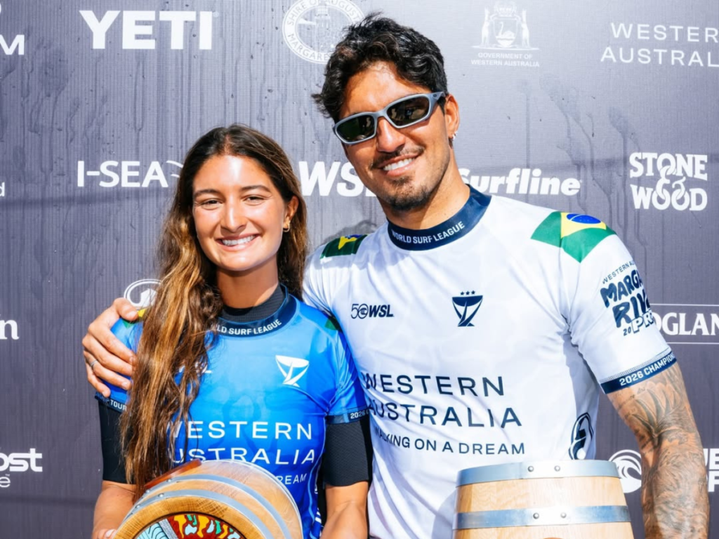 Brasil domina o surfe mundial: Medina e Luana Silva lideram ranking nas duas categorias